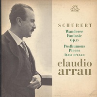 Angel : Arrau - Schubert Impromptus, Wanderer Fantasie